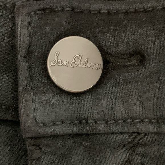 Sam Edelman The Kitten Mid Rise Skinny Ankle Jeans Black Size 30 Stretch - Picture 5 of 9